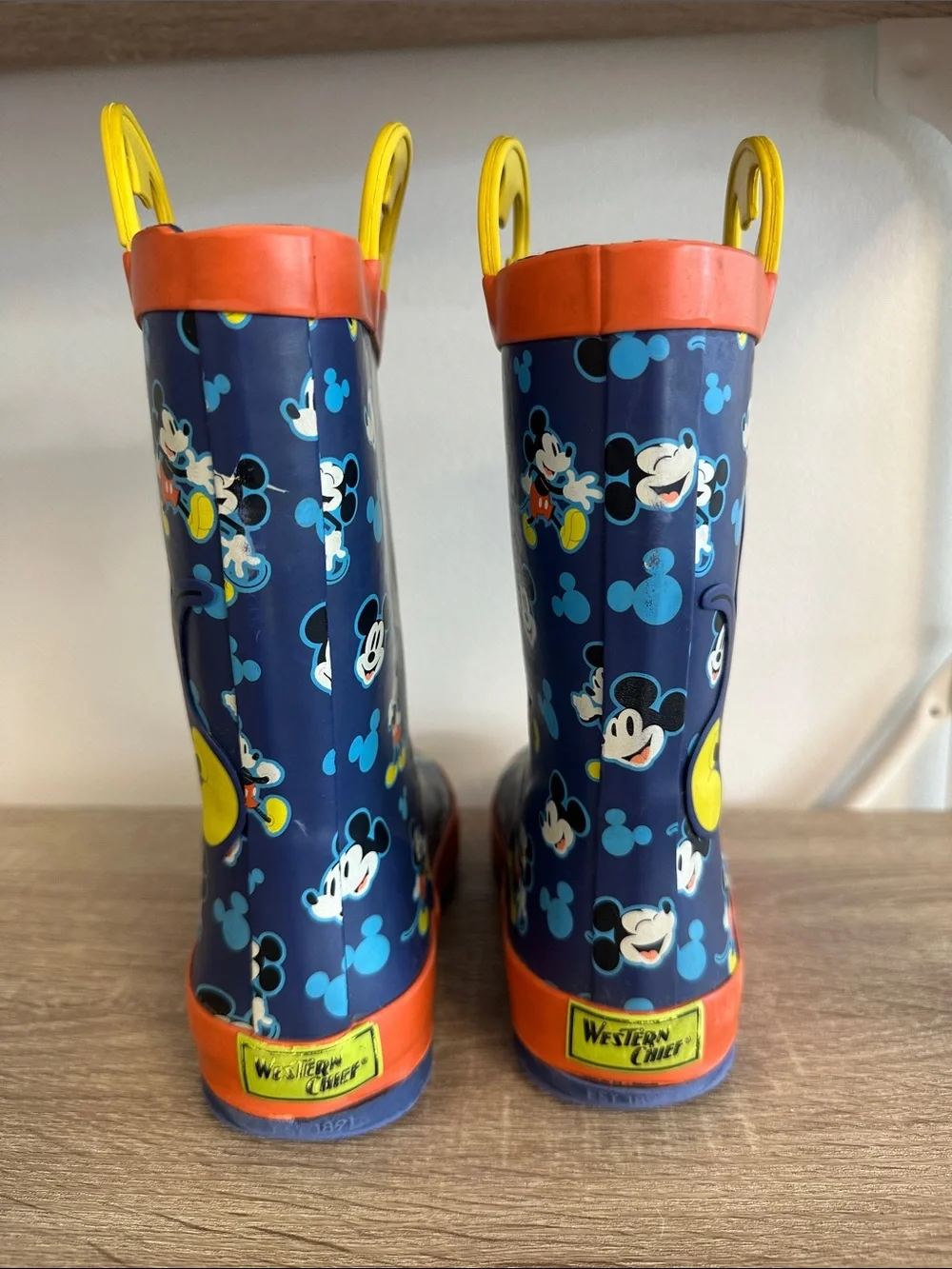 Western Chief Mickey Mouse Musketeer Rubber Rain Boot 13